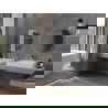 Mexen Loft apvalus vonios veidrodis 70 cm, inox rėmas - 9850-070-070-000-10