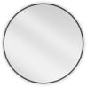 Mexen Loft vonios veidrodis apvalus 70 cm, juodas rėmas - 9850-070-070-000-70