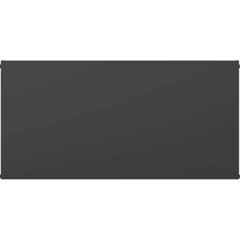 Mexen Flat CF22 plokščias radiatorius 500 x 500 mm, šoninis prijungimas, 682 W, antracitas - W422F-050-050-66