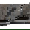 Mexen Loft ovalus vonios veidrodis 80 x 40 cm, auksinis rėmas - 9851-080-040-000-50