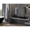 Mexen Loft ovalus vonios veidrodis 80 x 45 cm, auksinis rėmas - 9851-080-045-000-50