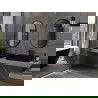 Mexen Loft ovalus vonios kambario veidrodis 90 x 55 cm, juodas rėmas - 9851-090-055-000-70