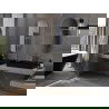 Mexen Loft ovalus vonios kambario veidrodis 100 x 50 cm, auksinis rėmas - 9851-100-050-000-50