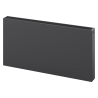 Mexen Flat CF22 plokštelinis radiatorius 900 x 500 mm, šoninis prijungimas, 1100 W, antracitas - W422F-090-050-66