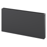 Mexen CF22 Plokščias plokštelinis radiatorius 900 x 800 mm, šoninis prijungimas, 1759 W, antracito spalva - W422F-090-080-66