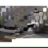 Mexen Loft stačiakampis vonios veidrodis 60 x 40 cm, auksinis rėmas - 9852-060-040-000-50