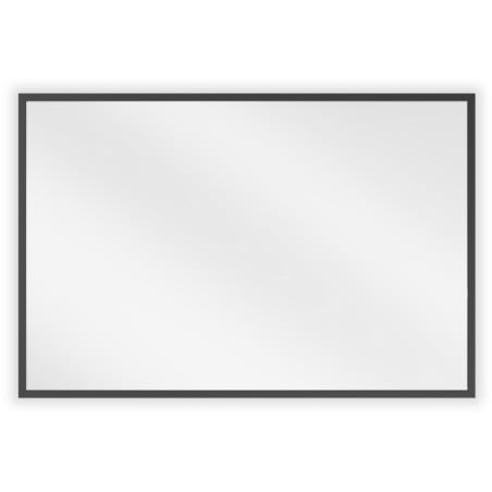 Mexen Loft vonios veidrodis stačiakampis 60 x 40 cm, juodas rėmas - 9852-060-040-000-70