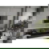 Mexen Loft stačiakampis vonios veidrodis 60 x 50 cm, auksinis rėmas - 9852-060-050-000-50