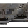 Mexen Loft stačiakampis veidrodis 70 x 50 cm, aukso rėmas - 9852-070-050-000-50