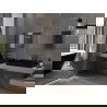 Mexen Loft stačiakampis veidrodis 70 x 50 cm, aukso rėmas - 9852-070-050-000-50