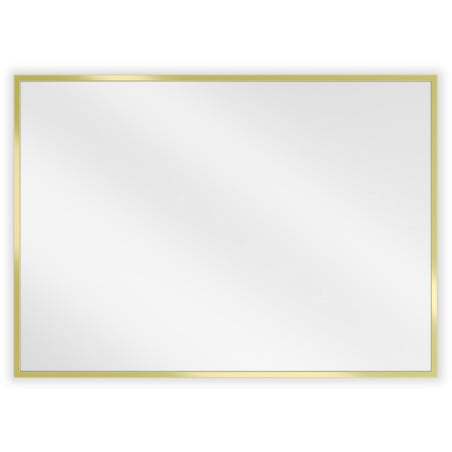 Mexen Loft stačiakampis vonios veidrodis 70 x 50 cm, auksinis rėmas - 9852-070-050-000-50