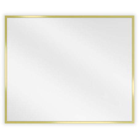 Mexen Loft stačiakampis 60 x 50 cm vonios veidrodis, aukso rėmas - 9852-060-050-000-50