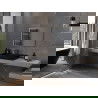Mexen Loft stačiakampis vonios veidrodis 80 x 60 cm, auksinis rėmas - 9852-080-060-000-50