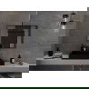 Mexen Loft stačiakampis vonios veidrodis 80 x 60 cm, juodas rėmas - 9852-080-060-000-70