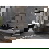 Mexen Loft stačiakampis vonios veidrodis 80 x 60 cm, juodas rėmas - 9852-080-060-000-70