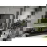 Mexen Loft stačiakampis vonios veidrodis 90 x 60 cm, juodas rėmas - 9852-090-060-000-70