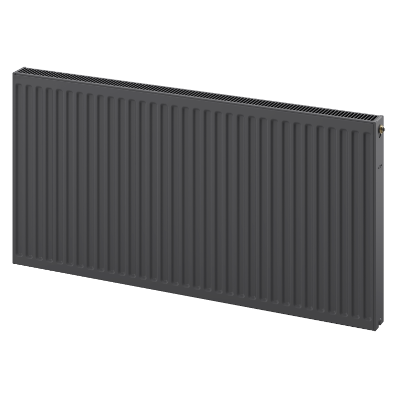 Mexen CV21 plokščio dizaino radiatorių 500 x 1000 mm, apatinis prijungimas, 1108 W, antracitas - W621-050-100-66
