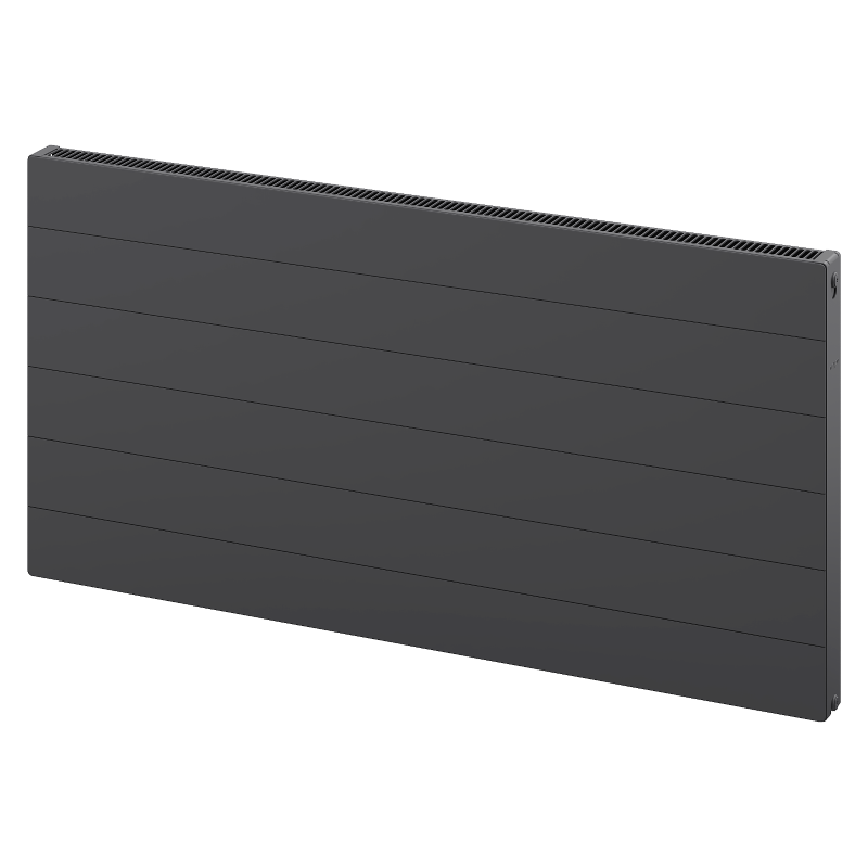 Mexen Line CL11 plokščias radiatorius 600 x 800 mm, šoninis prijungimas, 627 W, antracitas - W411L-060-080-66