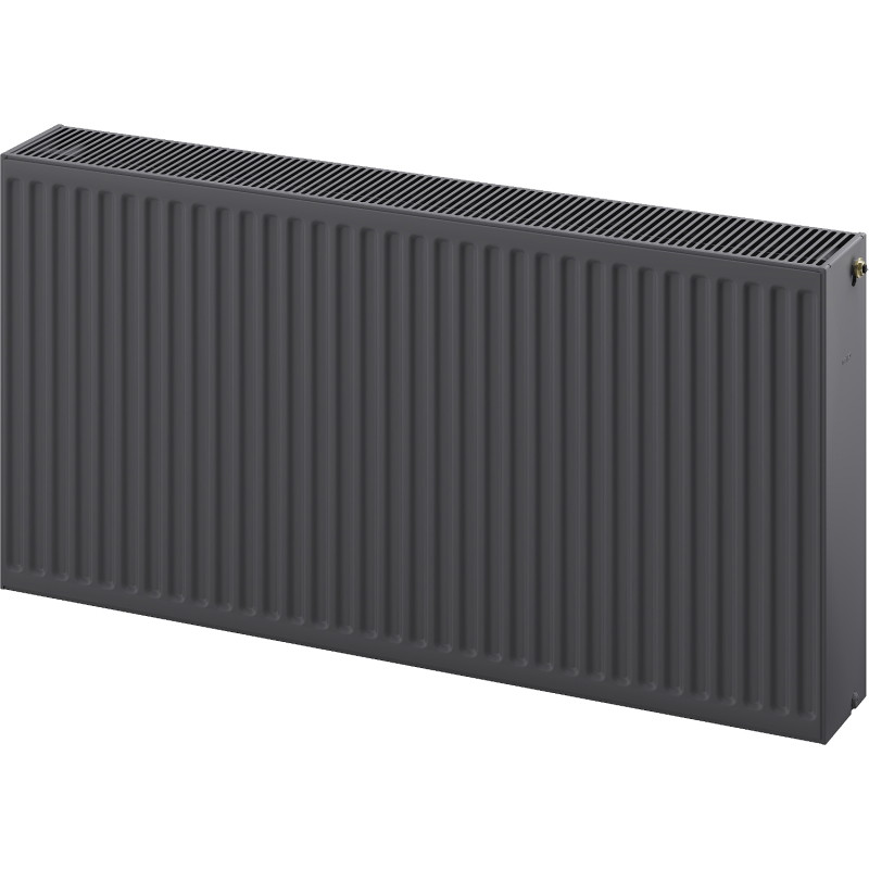 Mexen CV33 plokščias radiatorius 300 x 1400 mm, apatinis prijungimas, 1868 W, antracitas - W633-030-140-66