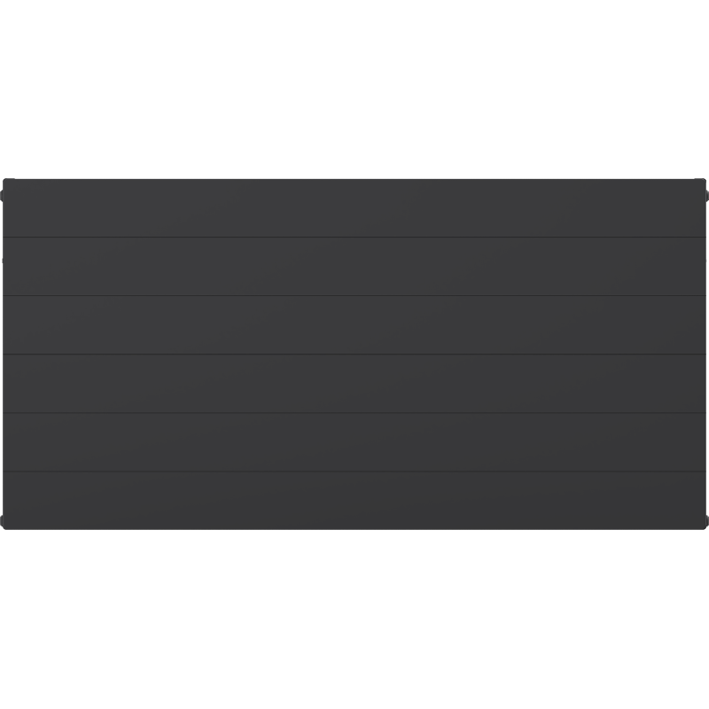 Mexen Line CL22 plokštelinis radiatorius 300 x 1800 mm, šoninis prijungimas, 1621 W, antracitas - W422L-030-180-66