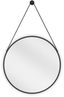 Mexen String apvalus vonios veidrodis 50 cm, juodas rėmas - 9854-050-050-000-70