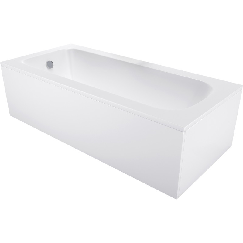 Mexen Vega stačiakampė vonia 120 x 70 cm su apvalkalu, balta - 55011207000X