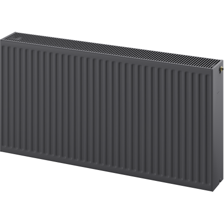 Mexen CV33 radiatorius, dydis 600 x 1400 mm, prijungimas iš apačios, 3268 W, antracitas - W633-060-140-66