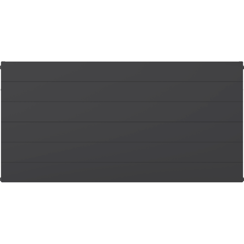 Mexen Line CL33 plokštinis radiatorius 300 x 1800 mm, šoninis prijungimas, 2232 W, antracitas - W433L-030-180-66