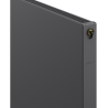 Mexen Flat CVF11 plokštelinis radiators 300 x 1400 mm, apatinis prijungimas, 637 W, antracitas - W611F-030-140-66