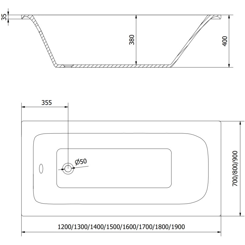 Mexen Vega stačiakampė vonia 170 x 70 cm su apdaila ir 1-duris širmeliu 90 cm, skaidri, auksinė - 550117070X9509000050