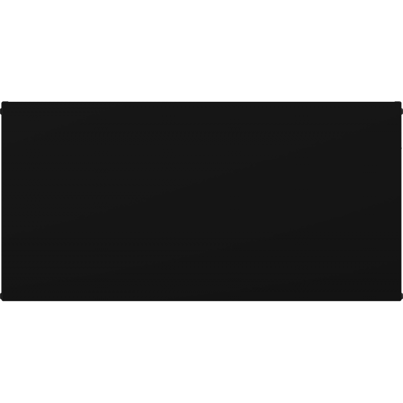 Mexen Flat CF22 plokščias radiatorius 600 x 1800 mm, šoninis prijungimas, 2848 W, juodas - W422F-060-180-70