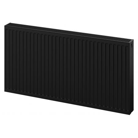 Mexen C22 plokštelinio tipo radiatorius 300 x 500 mm, šoninis sujungimas, 467 W, juodas - W422-030-050-70
