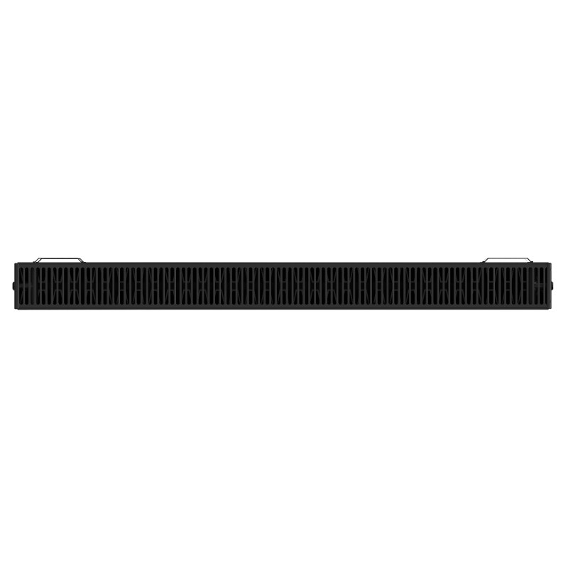 Mexen C22 plokštelinis radiatorius 400 x 400 mm, šoninis prijungimas, 474 W, juodas - W422-040-040-70