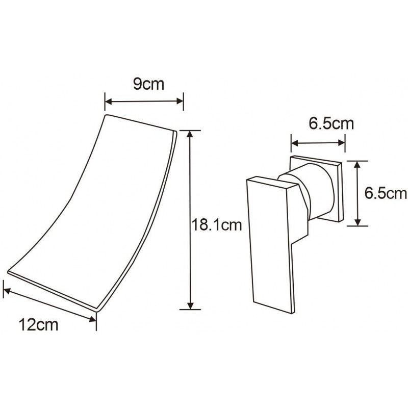 Mexen Celia paslėptas juodas praustuvo maišytuvas - 747415-70