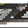 Mexen Oscar granito kriauklė su vienu skyriumi 580 x 490 mm, balta, juodas sifonas - 6519581000-20-B