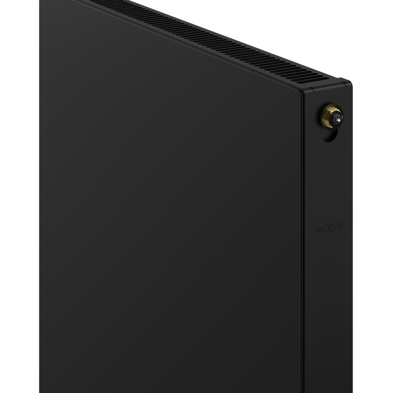 Mexen CVF11 Flat plokščias radiatorius 600 x 800 mm, apatinis prijungimas, 627 W, juodas - W611F-060-080-70