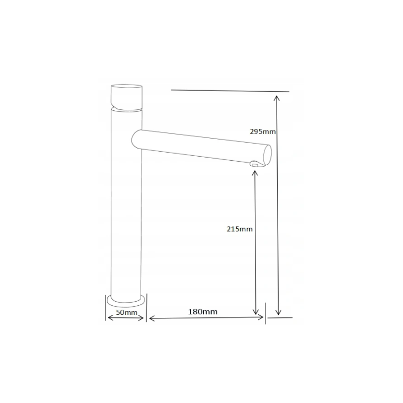 Mexen Elba One aukštas praustuvo maišytuvas, rausvas auksas - 74111-60