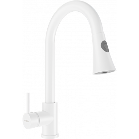 Mexen Elia virtuvinis maišytuvas, baltas - 670101-20