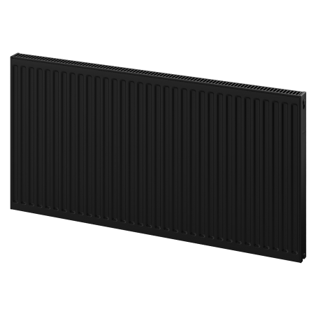 Mexen C11 plokštelinis radiatorius 400 x 1800 mm, šoninis prijungimas, 1166 W, juodas - W411-040-180-70