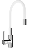 Mexen Flex virtuvinis maišytuvas, Chromo/Balta - 670900-02