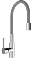 Mexen Flex virtuvinis maišytuvas, Chromo/Pilka - 670900-06