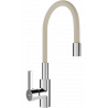 Mexen Flex virtuvės maišytuvas, chromas/smėlio - 670900-09