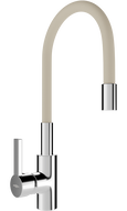 Mexen Flex virtuvės maišytuvas, chromas/smėlio - 670900-09