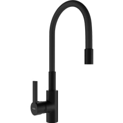 Mexen Flex virtuvinis maišytuvas, juodas - 670900-70