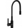 Mexen Flex virtuvinis maišytuvas, Juoda - 670900-70