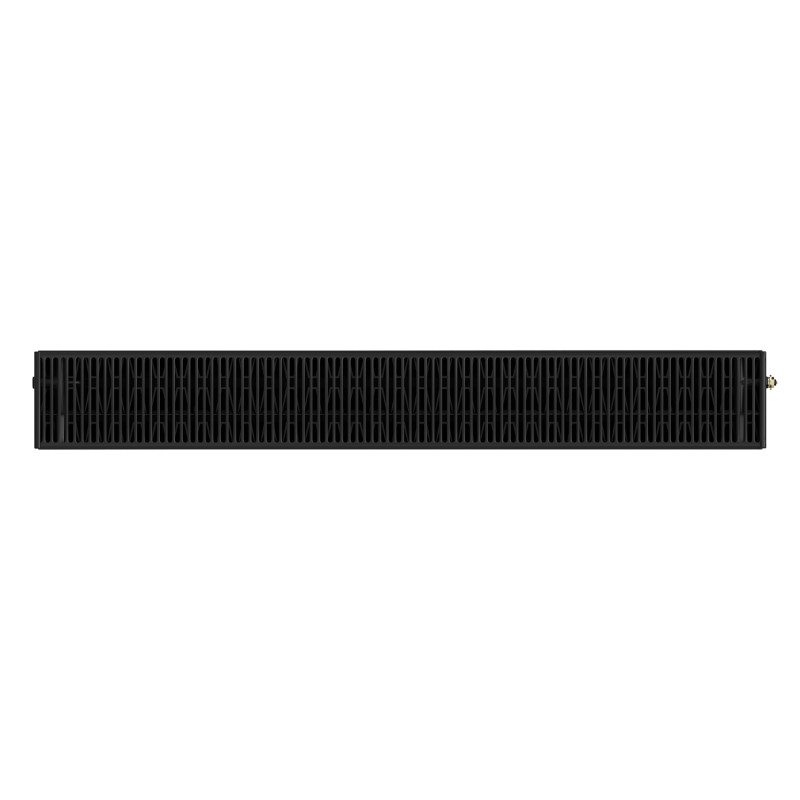 Mexen CVF33 Flat plokščias radiatorius 400 x 1100 mm, apatinis prijungimas, 1740 W, juodas - W633F-040-110-70