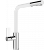 Mexen Flora virtuvės maišytuvas, chromo/baltos spalvos - 670401-02