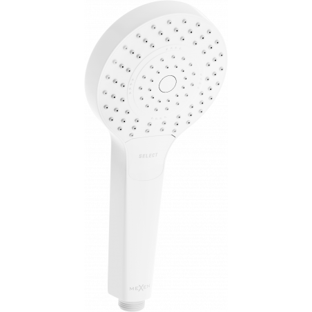 Mexen R-05 trijų funkcijų dušo rankenėlė, balta - 79505-20
