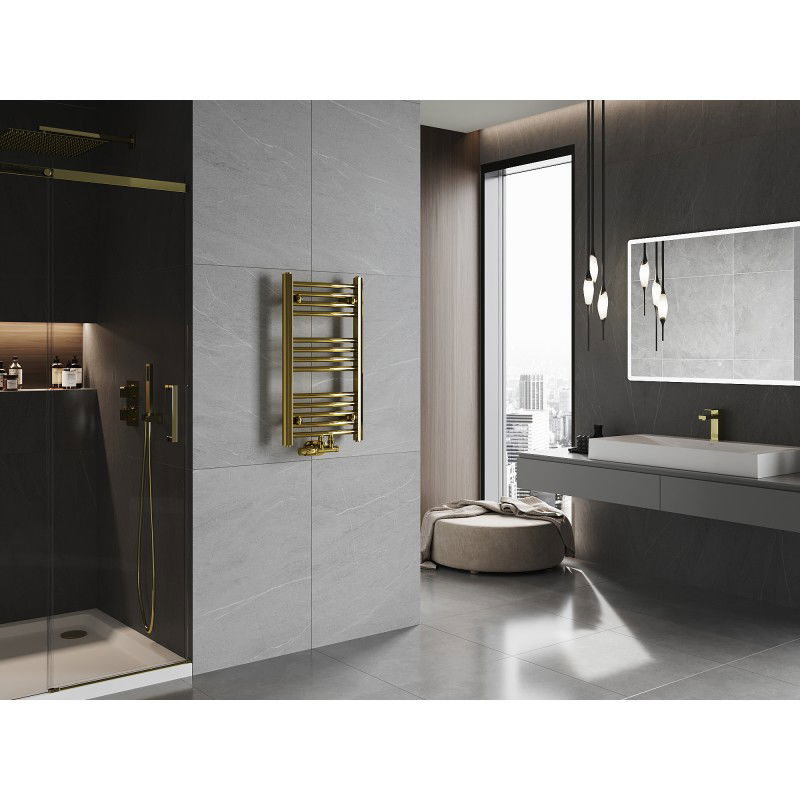 Mexen Ares vonios kambario radiatorius 700 x 400 mm, 189 W, auksinis - W102-0700-400-00-50