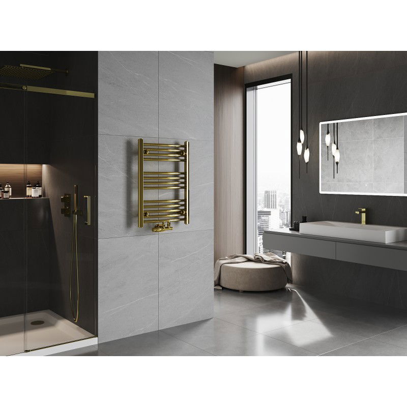 Mexen Ares vonios kambario radiatorius 700 x 500 mm, 226 W, auksinis - W102-0700-500-00-50